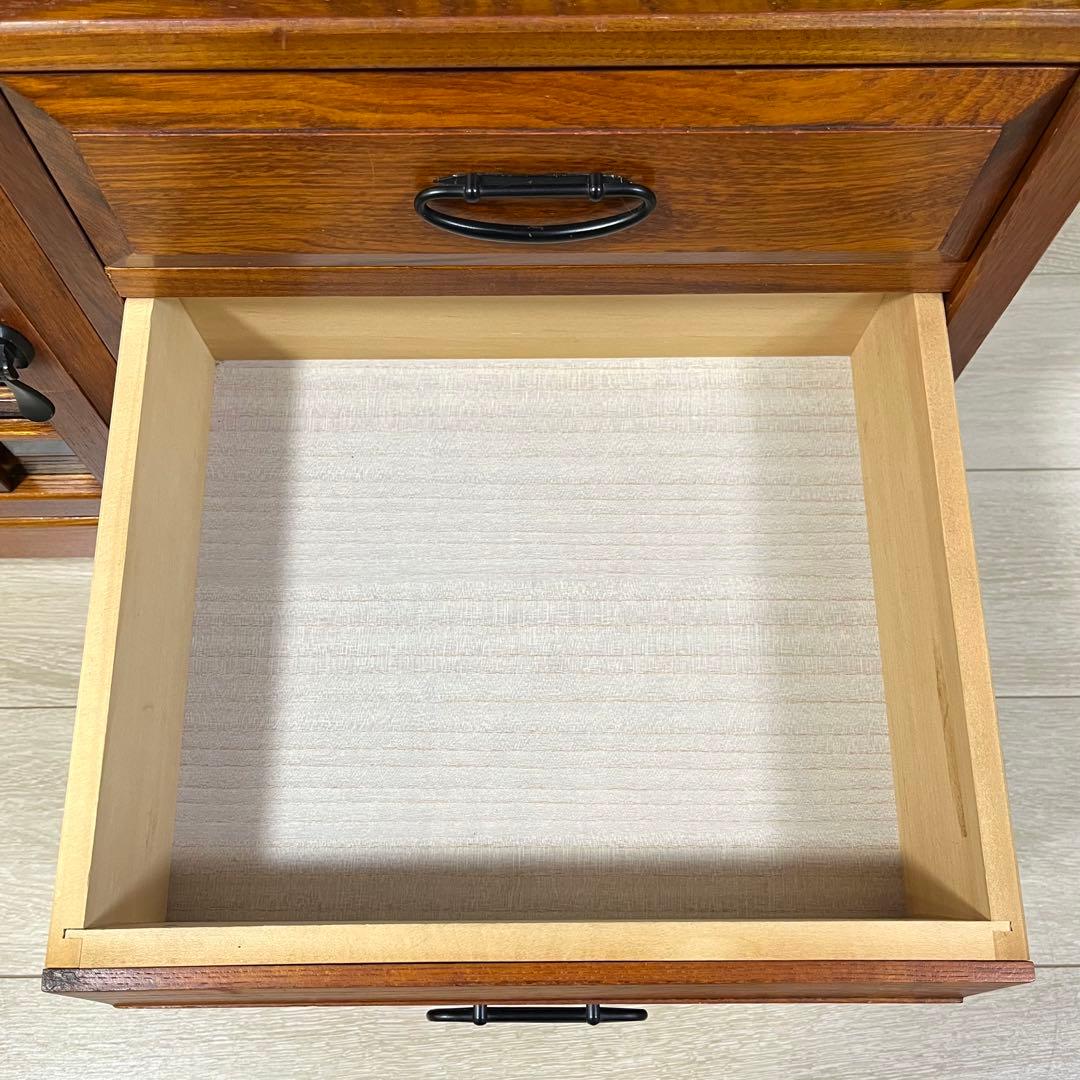 （ち17）karimoku カリモク オールドカリモク 茶箪笥 飾り棚 茶棚