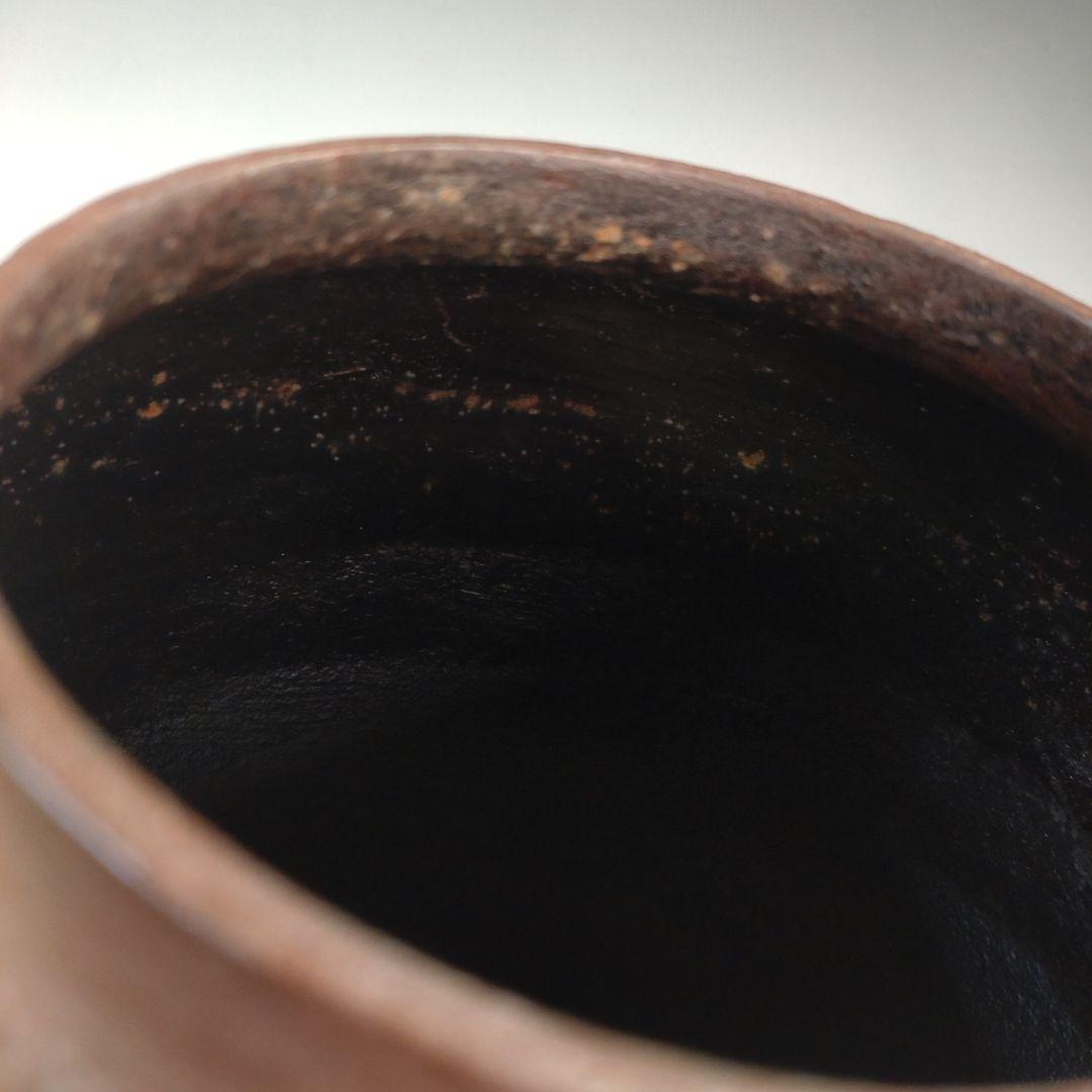 イ254 茶釜『釜師　山本閑浄造』『桐地紋　田口釜　環付　共箱』鉄釜　茶道具