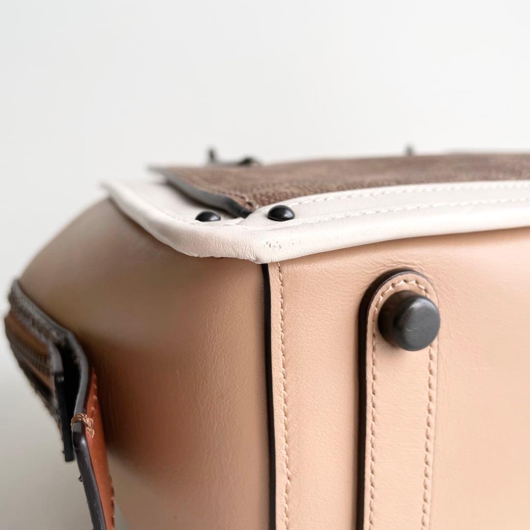 コーチ COACH ハンドバッグ ドリーマー シグネチャー パイソン 新品保管