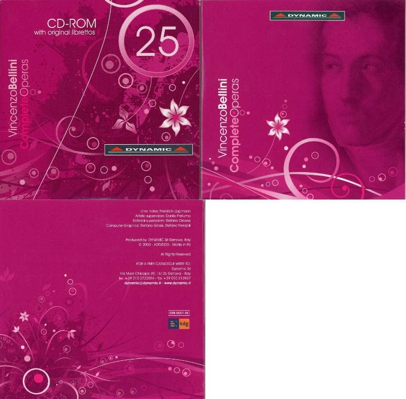 ベルリーニ 歌劇全集 CD24枚組＋CD-ROM