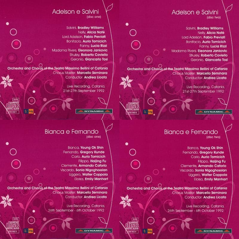 ベルリーニ 歌劇全集 CD24枚組＋CD-ROM