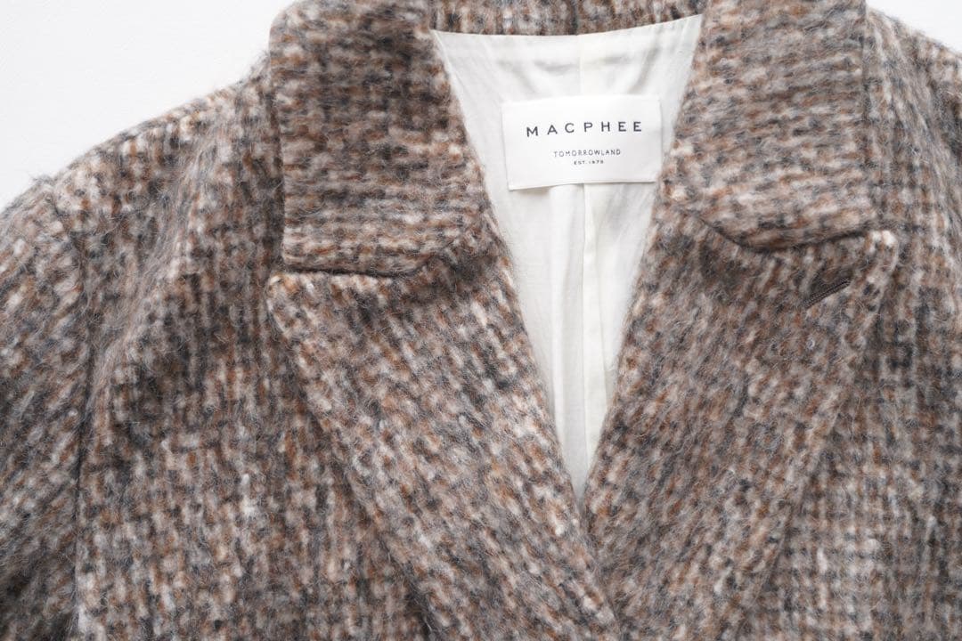 MACPHEE マカフィーモヘヤミックスシャギージャケットトゥモローランド 36