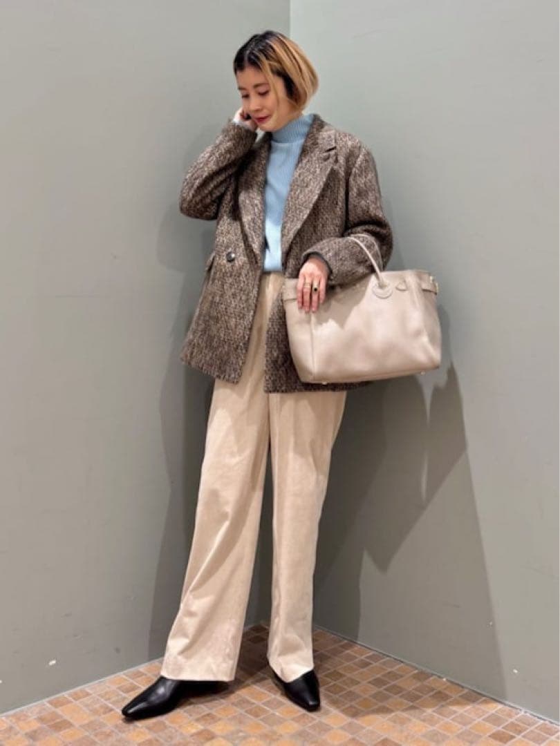 MACPHEE マカフィーモヘヤミックスシャギージャケットトゥモローランド 36