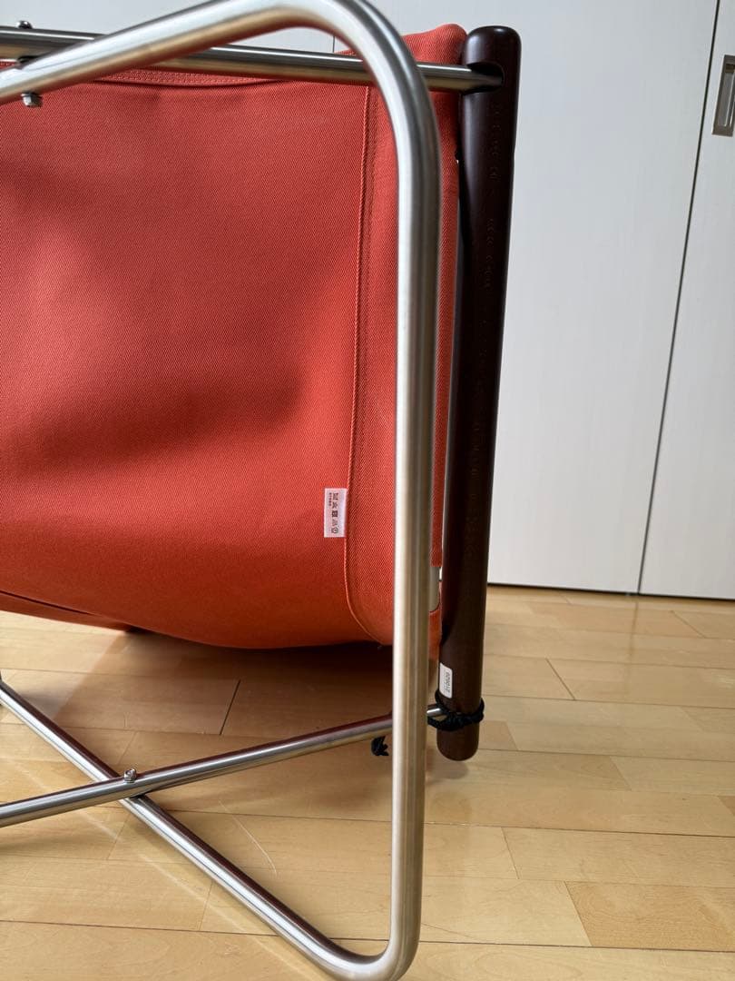 ★NychairX（ニーチェア X）ダークブラウン/レンガ（NY-105）