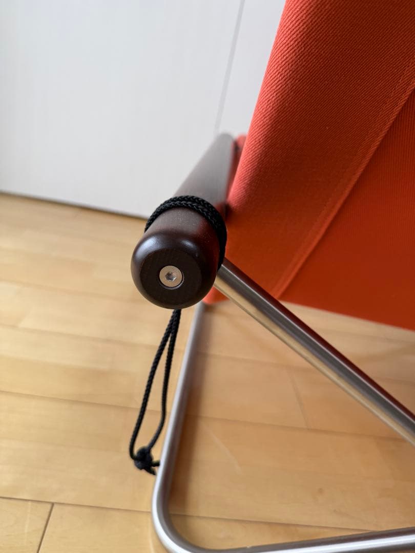 ★NychairX（ニーチェア X）ダークブラウン/レンガ（NY-105）