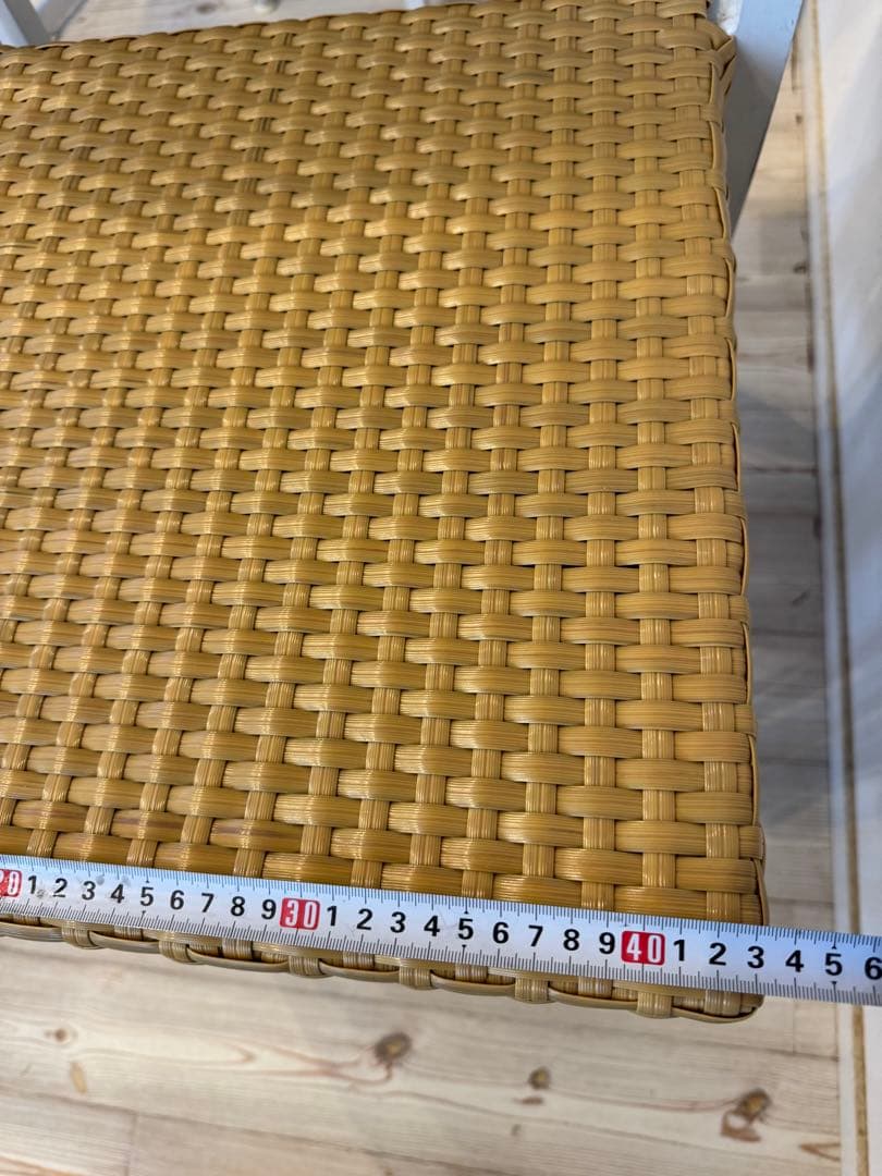 ラタン調スタッキングチェア 4脚セット テラス ガーデンチェア④