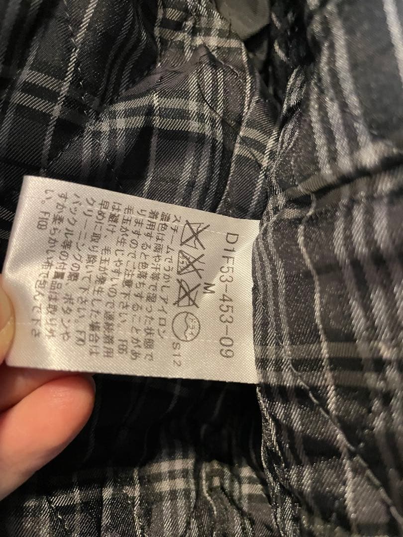 BURBERRY BLACK LABEL 黒 ピーコート