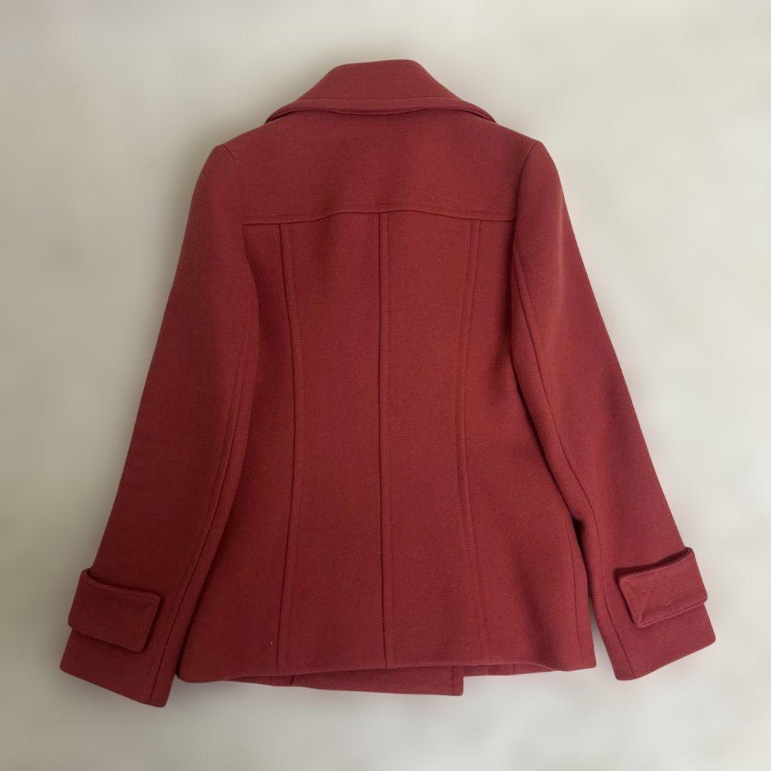 未使用級✨バーバリーブルーレーベル ピーコート ノバチェック　ピンク　ショート