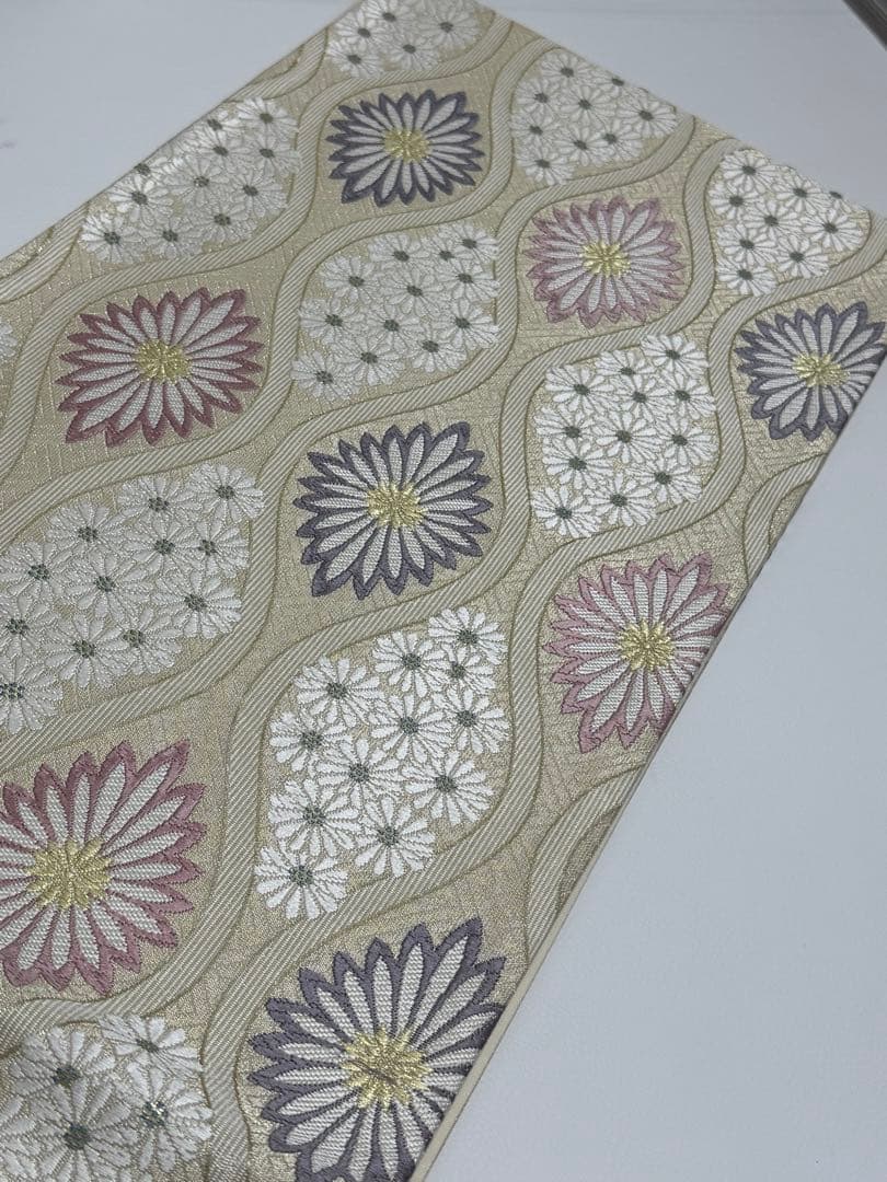 シ*ラ様 【新品未使用】 志都香織物　袋帯　西陣織　未仕立て　正絹　フォーマル