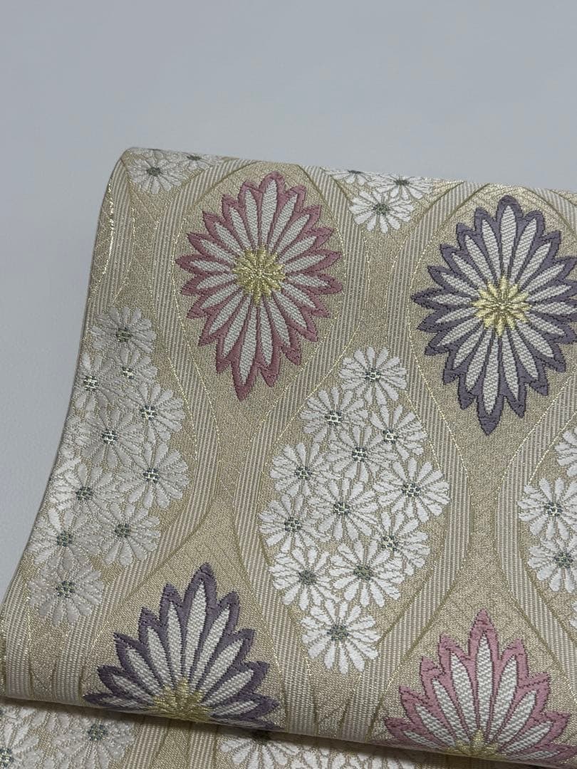 シ*ラ様 【新品未使用】 志都香織物　袋帯　西陣織　未仕立て　正絹　フォーマル