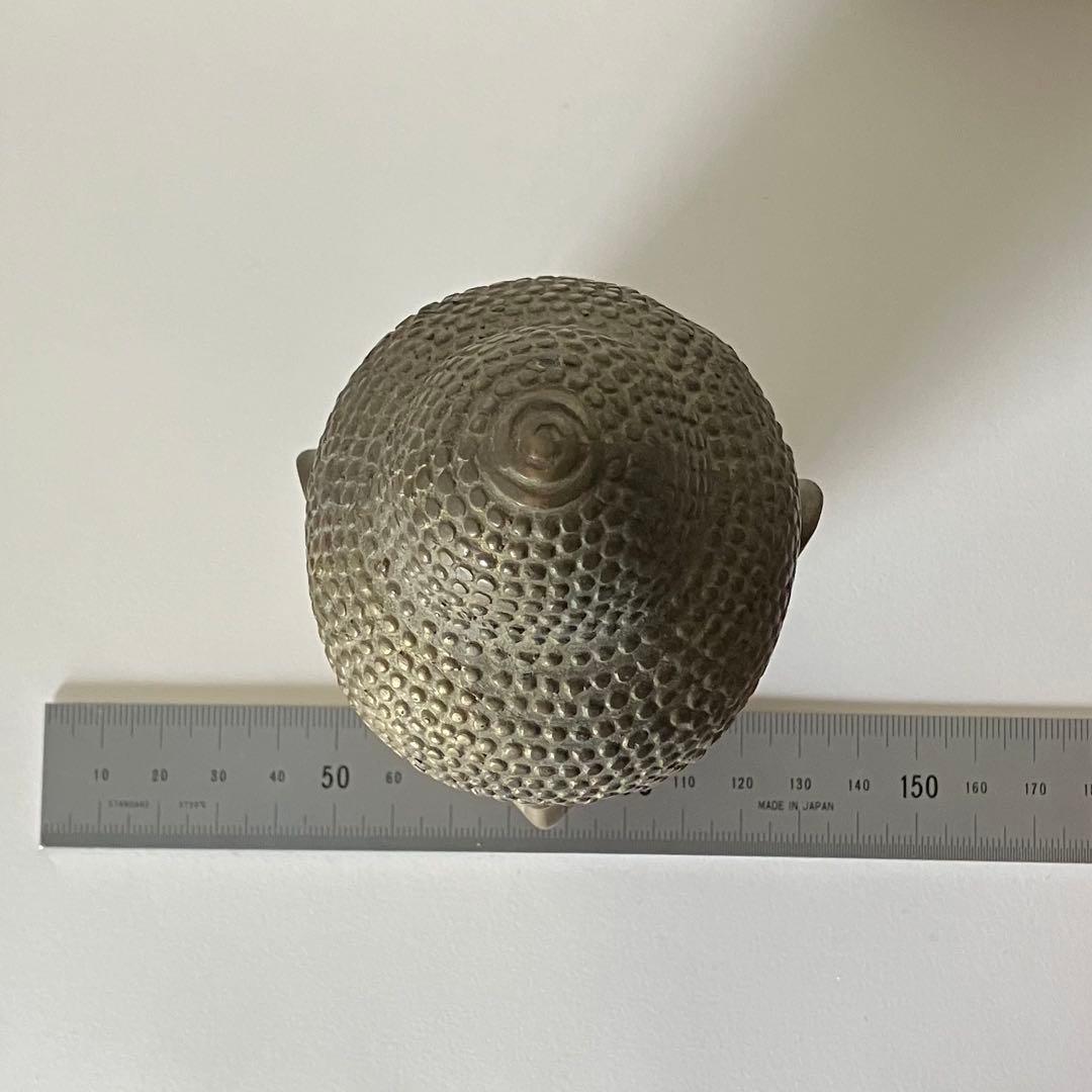 仏頭　骨董品　置物　彫刻　金属工芸品　アンティーク　ビンテージ アート　真鍮