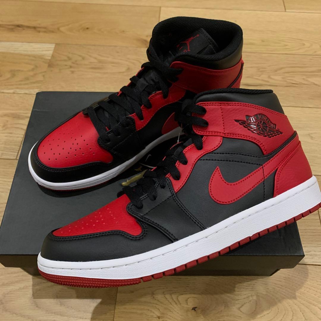 【新品未使用】Nike Air Jordan 1 mid bred