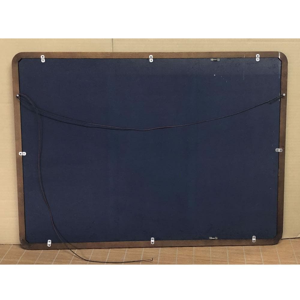 e1484 染色作家 皆川泰蔵 染色画 鶴 横額 額装 染布 絵画 日本画