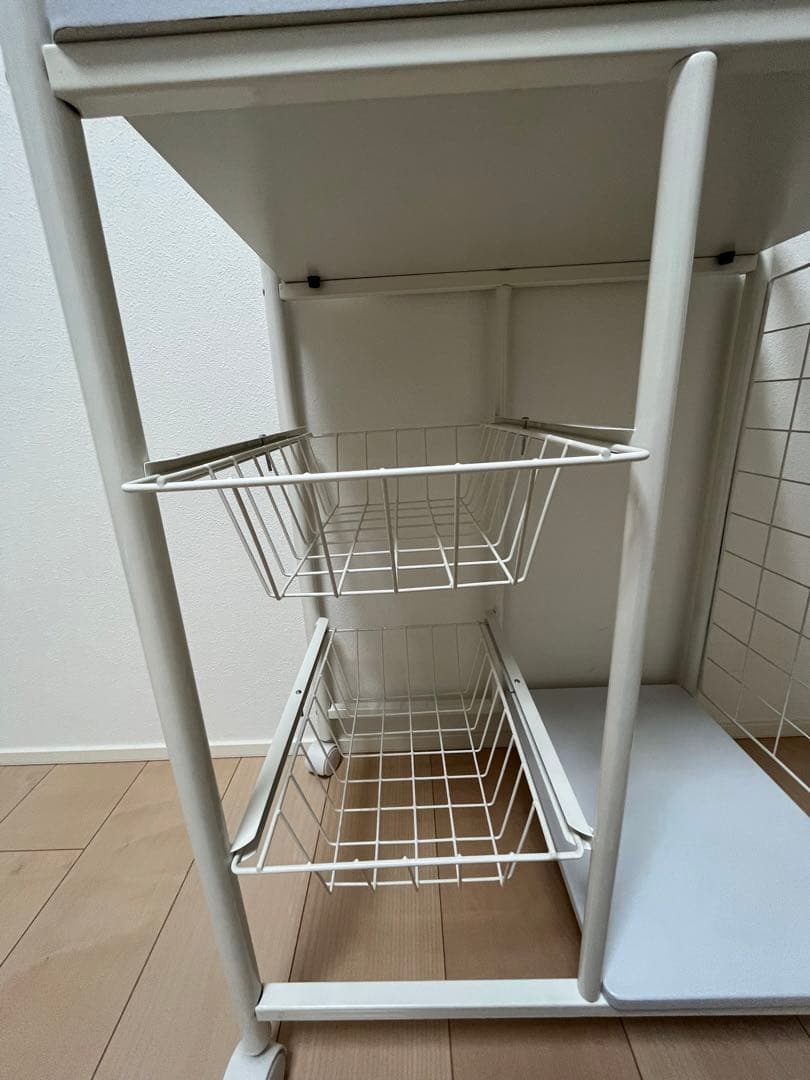 キッチンワゴン　キッチンカウンター　炊飯器ワゴン　新生活サイドテーブル