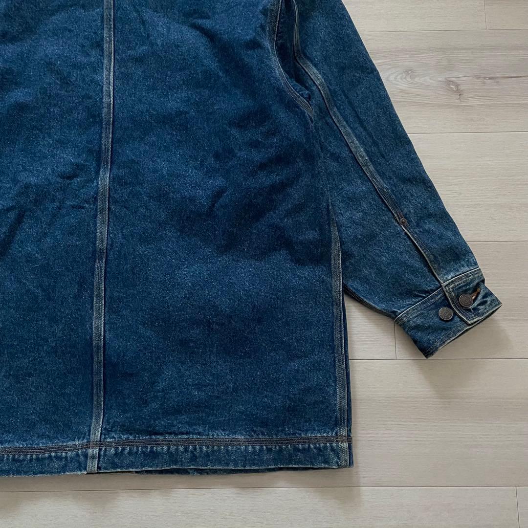 80s BANANA REPUBLIC デニムカバーオール 襟コーズ 地球儀タグ