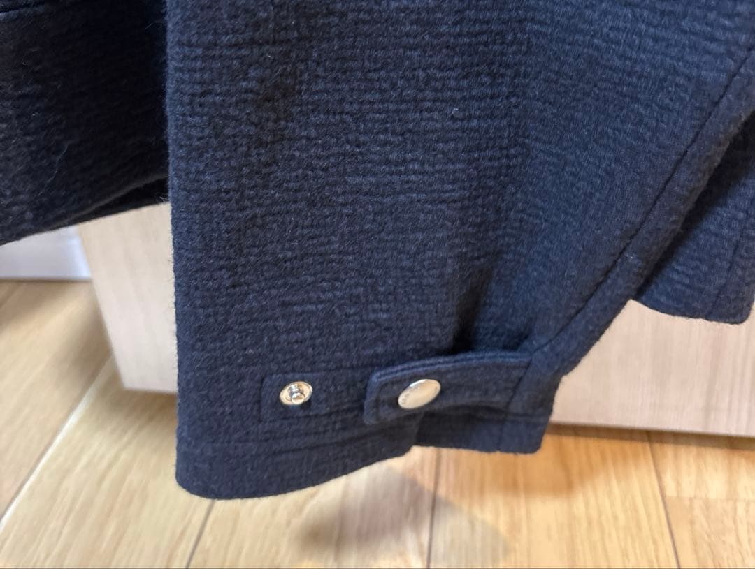 新品！CABaN ウールコットンダブルフェイス エンブロイダリープルオーバー