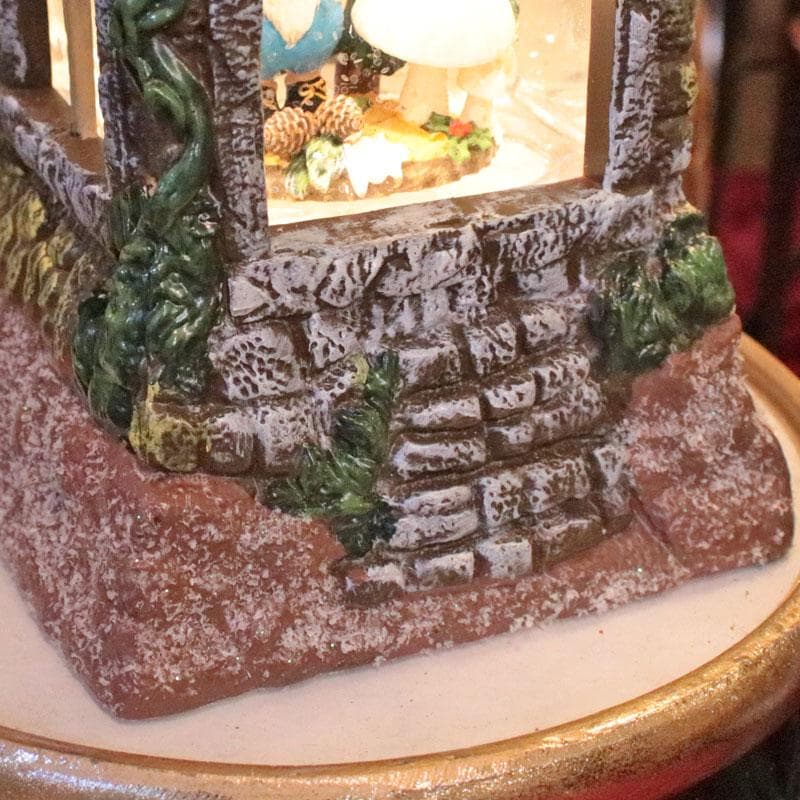 リキッドランタンエルフハウス LED スノードーム クリスマス 125-260