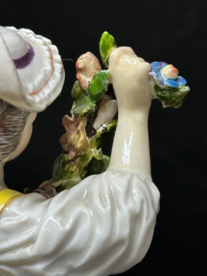 マイセン　ガーデナーの恋人たち　高さ17cm トエカ　東ゆ7-0317⭐︎2F