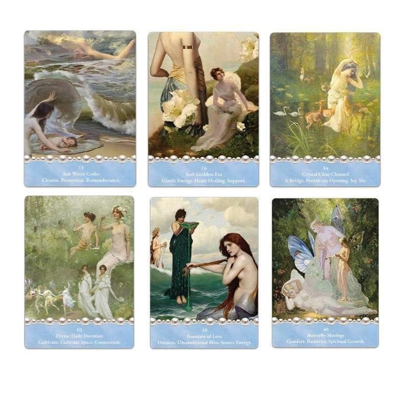 【正規品オラクルカード】美麗アートワーク＆真珠✨女神アフロディーテの祝福のデッキ