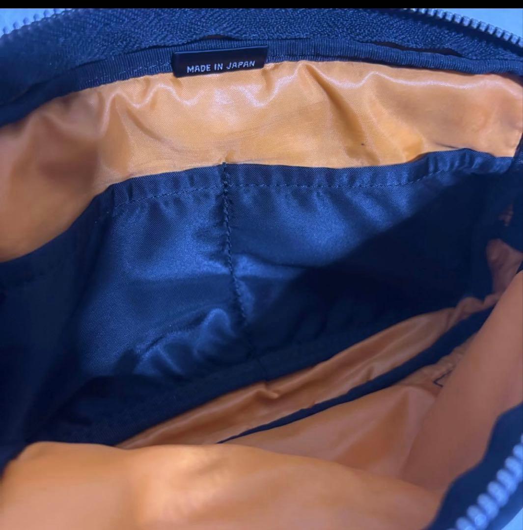 【美品】PORTER ブラック ジッパーポーチ