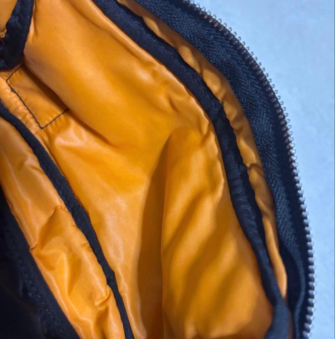 【美品】PORTER ブラック ジッパーポーチ