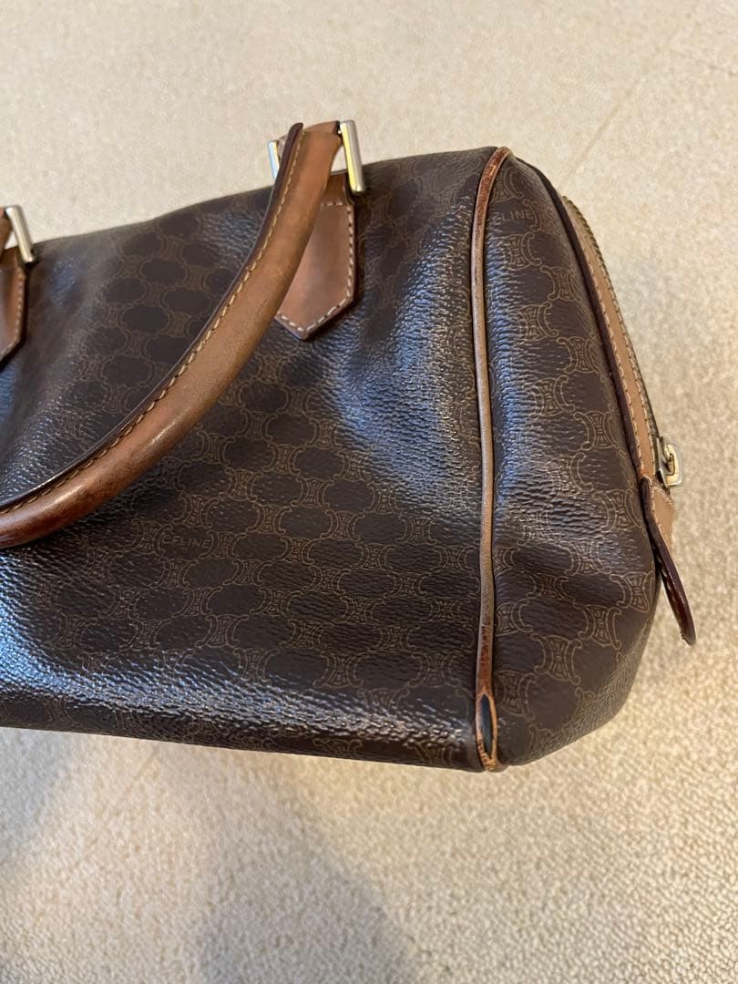 セリーヌ ミニボストンバッグ マカダム ヴィンテージ CELINE