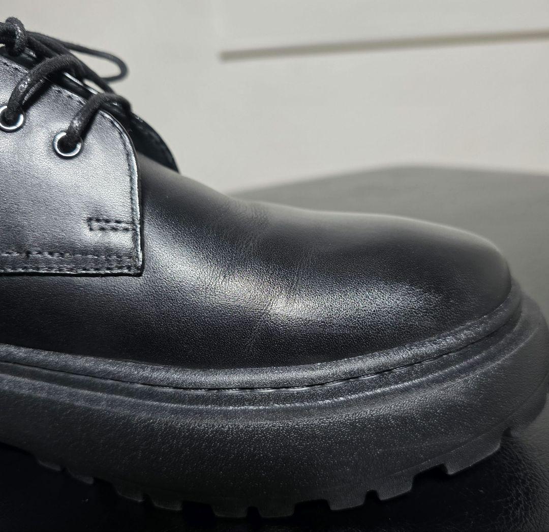 美品 FILLIN 7センチUP / UNOS ダービー シューズ 27 黒