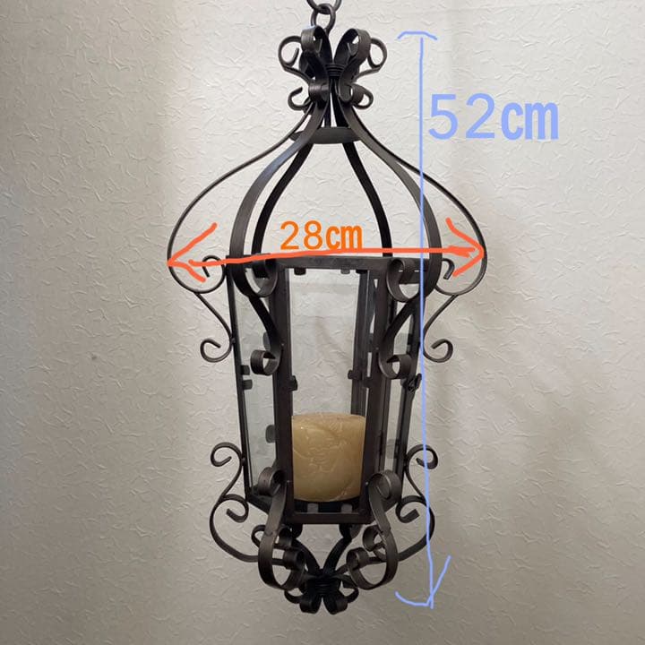 新品 アンティーク ランタン シェード