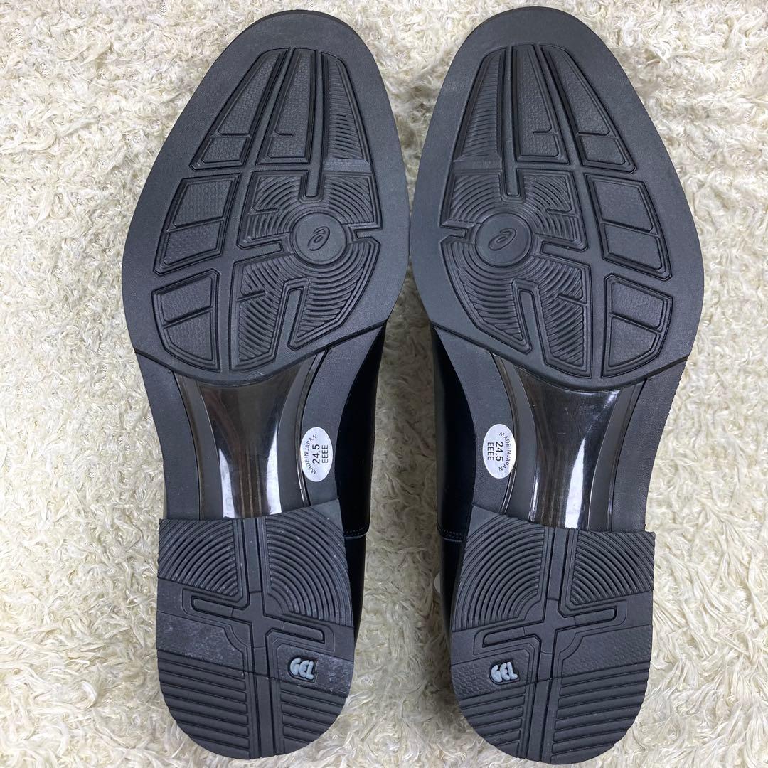 『未使用/タグ付』ASICS RUNWALK 革靴 ストレートチップ ブラック