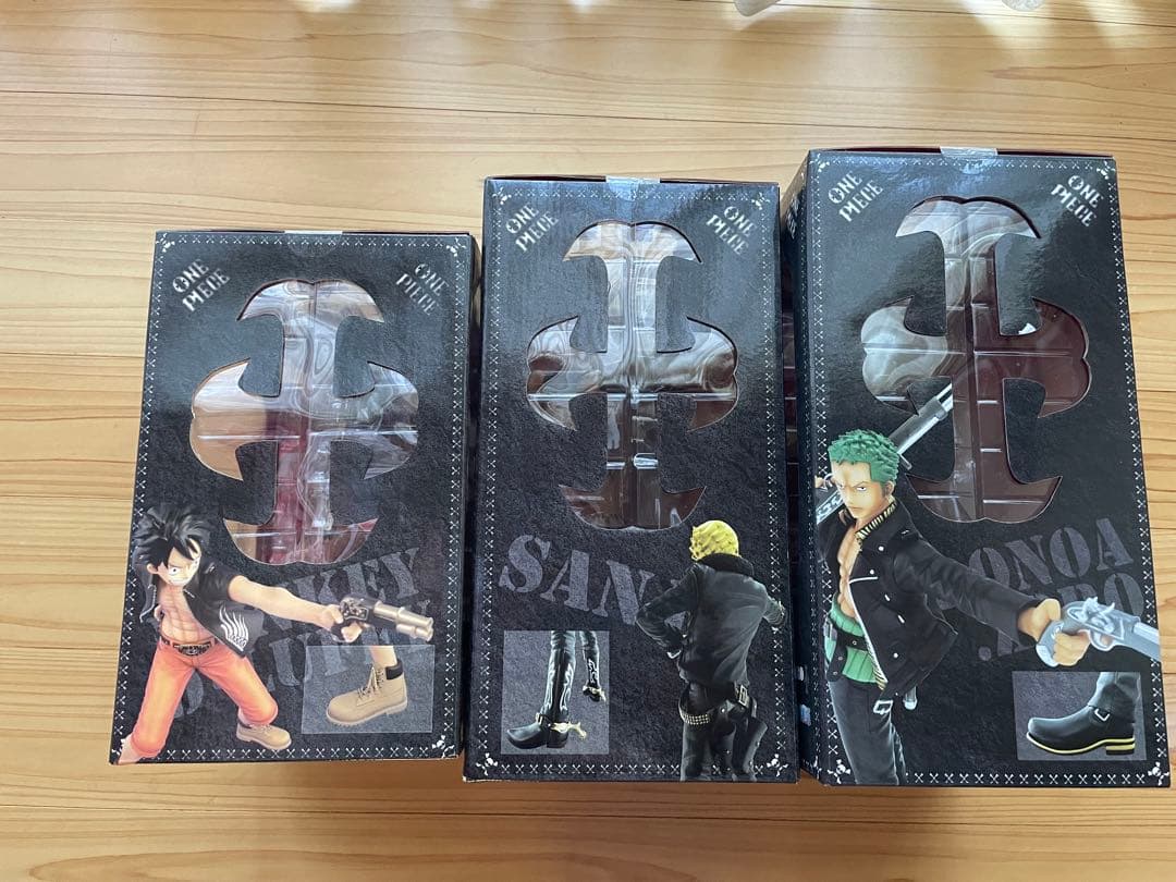 ワンピース　DPCF 三銃士 ver.1.5 ルフィ　サンジ　ゾロ　フィギュア