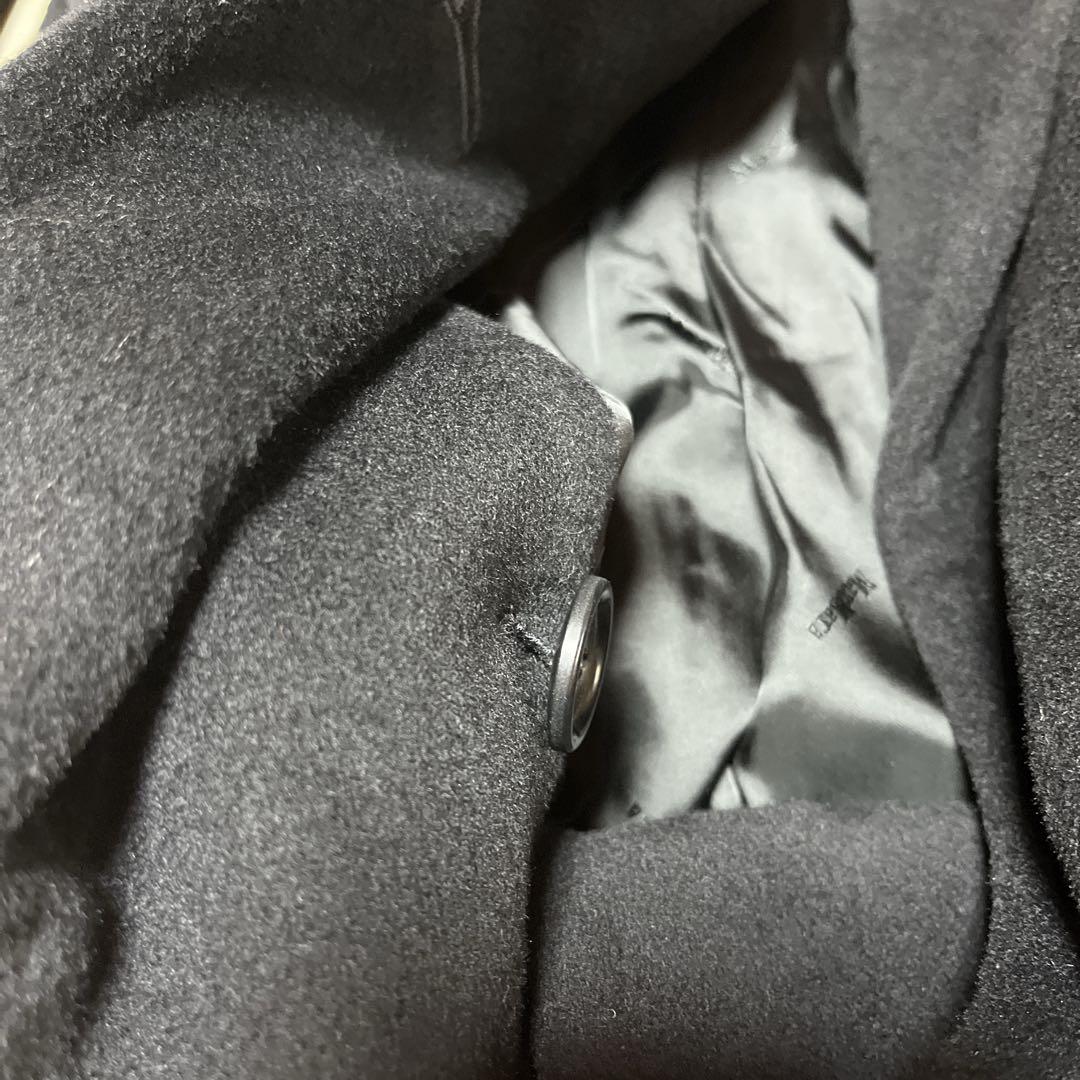 マックスマーラ ウールコート 38 ブラック 銀タグ ダブルブレスト