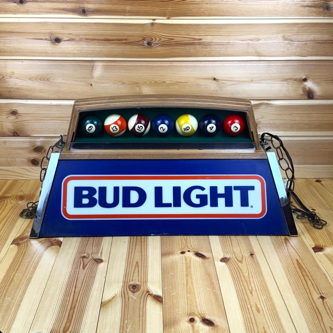 BUD LIGHT プールランプ バドライト ビリヤード ライト ビンテージ