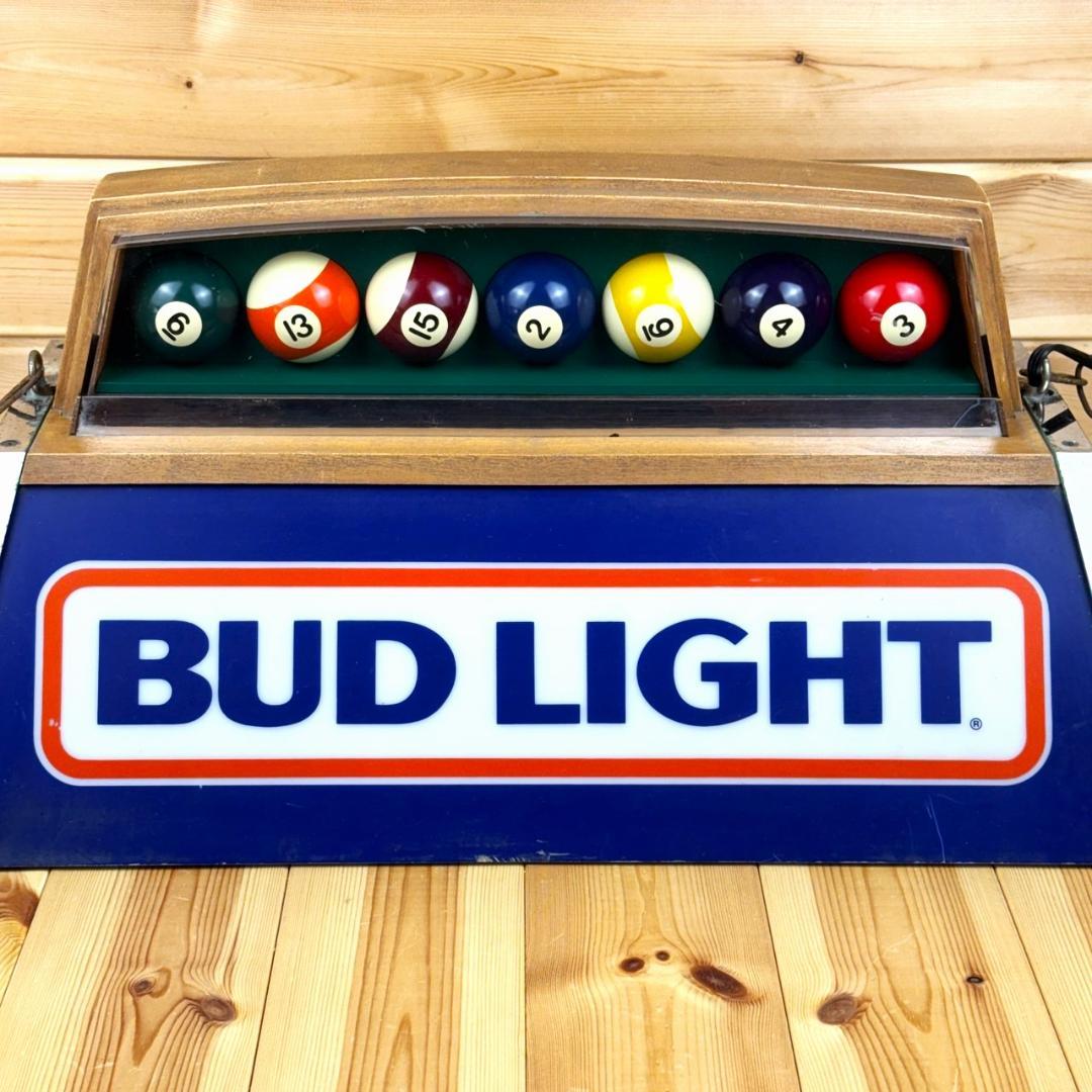 BUD LIGHT プールランプ バドライト ビリヤード ライト ビンテージ