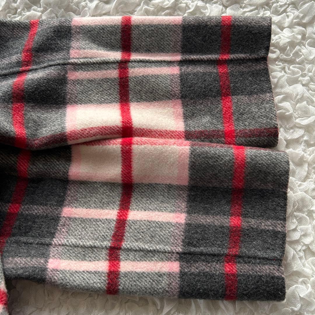 M'S GRACY エムズグレイシー　チェックｘ無地リバーシブルジャケット