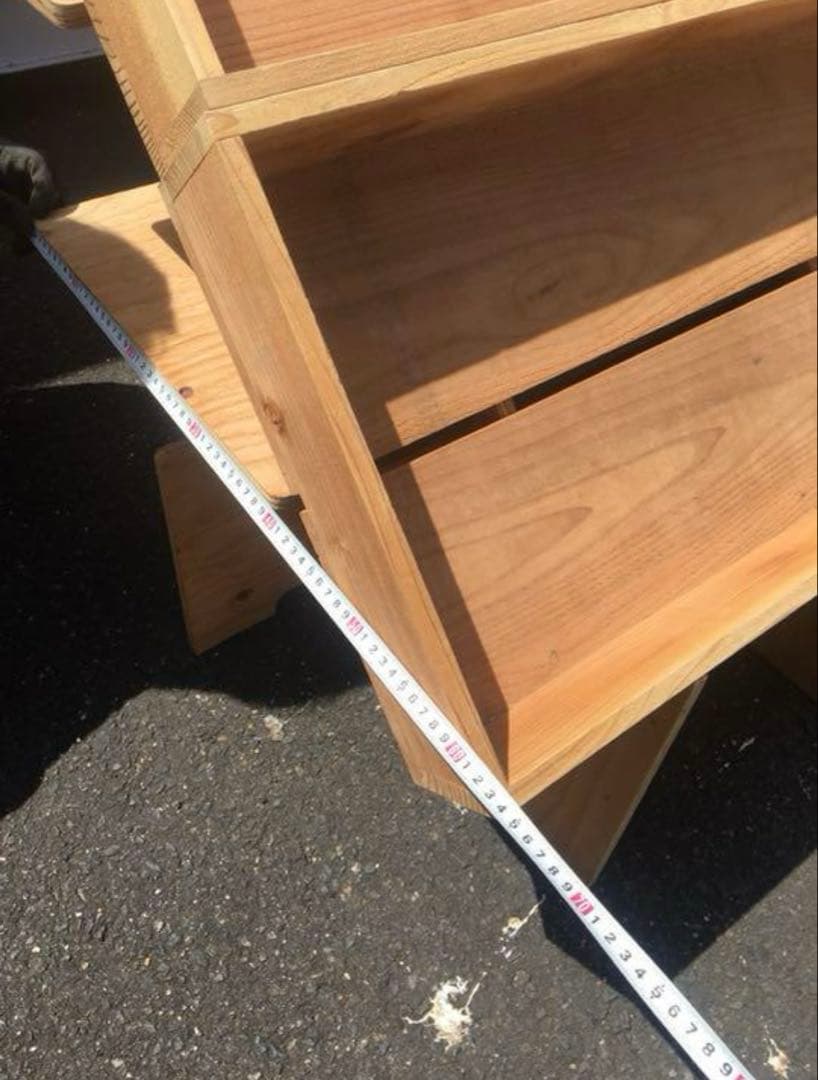 マルシェ台‼️組立式ディスプレイ 店舗什器 陳列棚 イベント什器 一台 送料込み