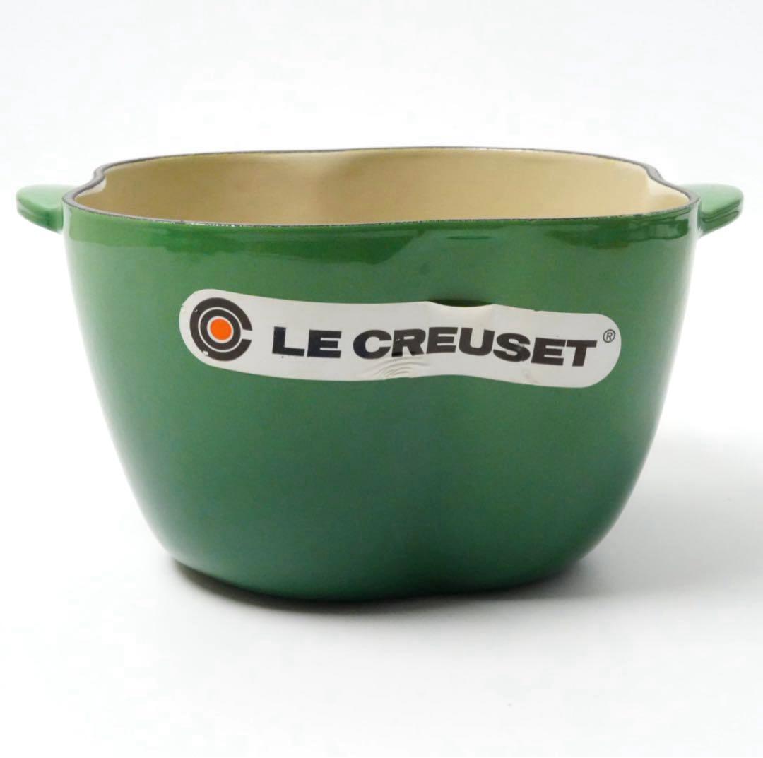 【未使用】LE CREUSET　ピーマン ココット ジェイド グリーン 18cm