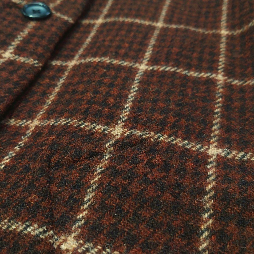 マーガレットハウエル ハリスツイード チェック ウールコート サイズ2