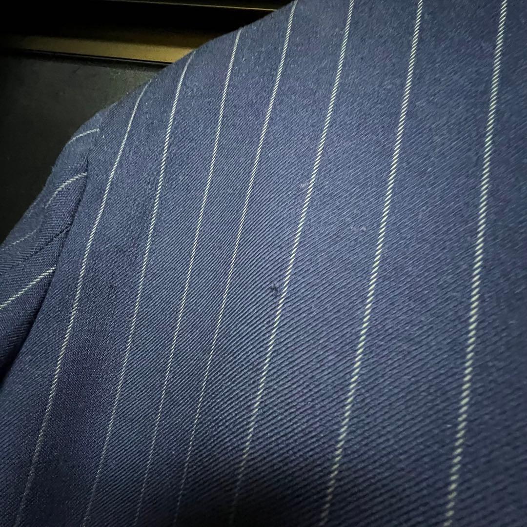 40s British vintage 3ピース スーツ ストライプ イギリス