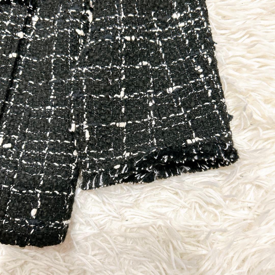 2XL 2023年 23区 ノーカラージャケット ツイード GIOLICA 生地