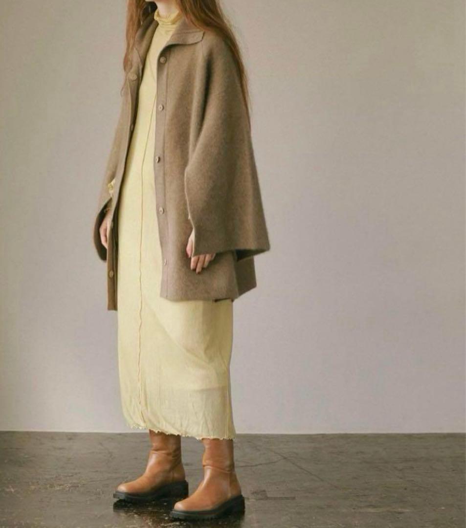 完売品✨　ETRE TOKYO エトレトウキョウ　スリットスリーブニットポンチョ