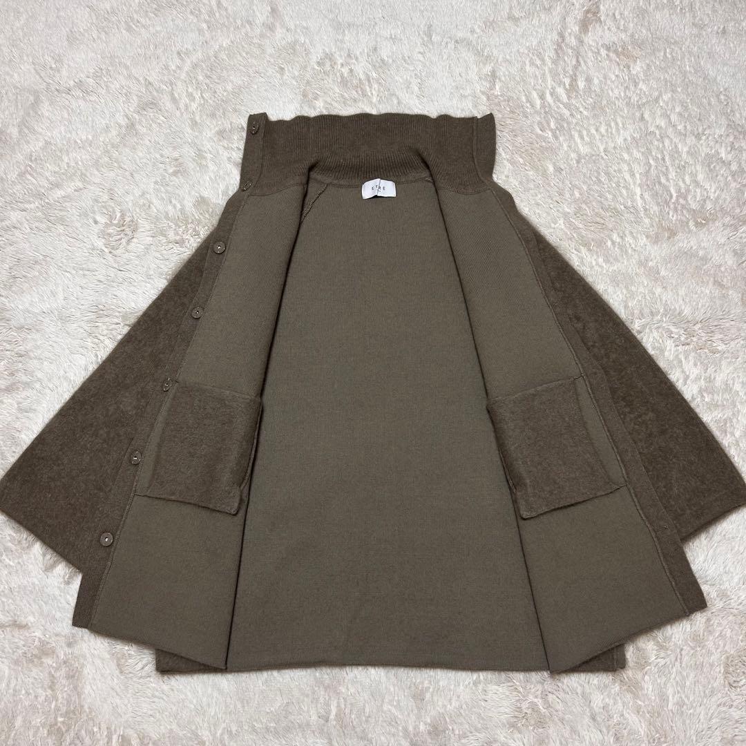 完売品✨　ETRE TOKYO エトレトウキョウ　スリットスリーブニットポンチョ