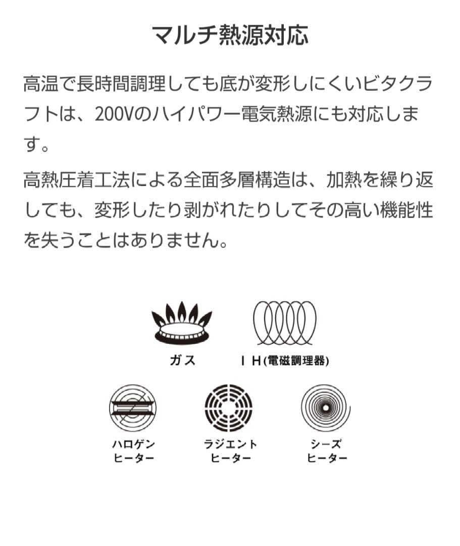 ビタクラフト VitaCraft プロ フライパン 20.0cm 20センチ