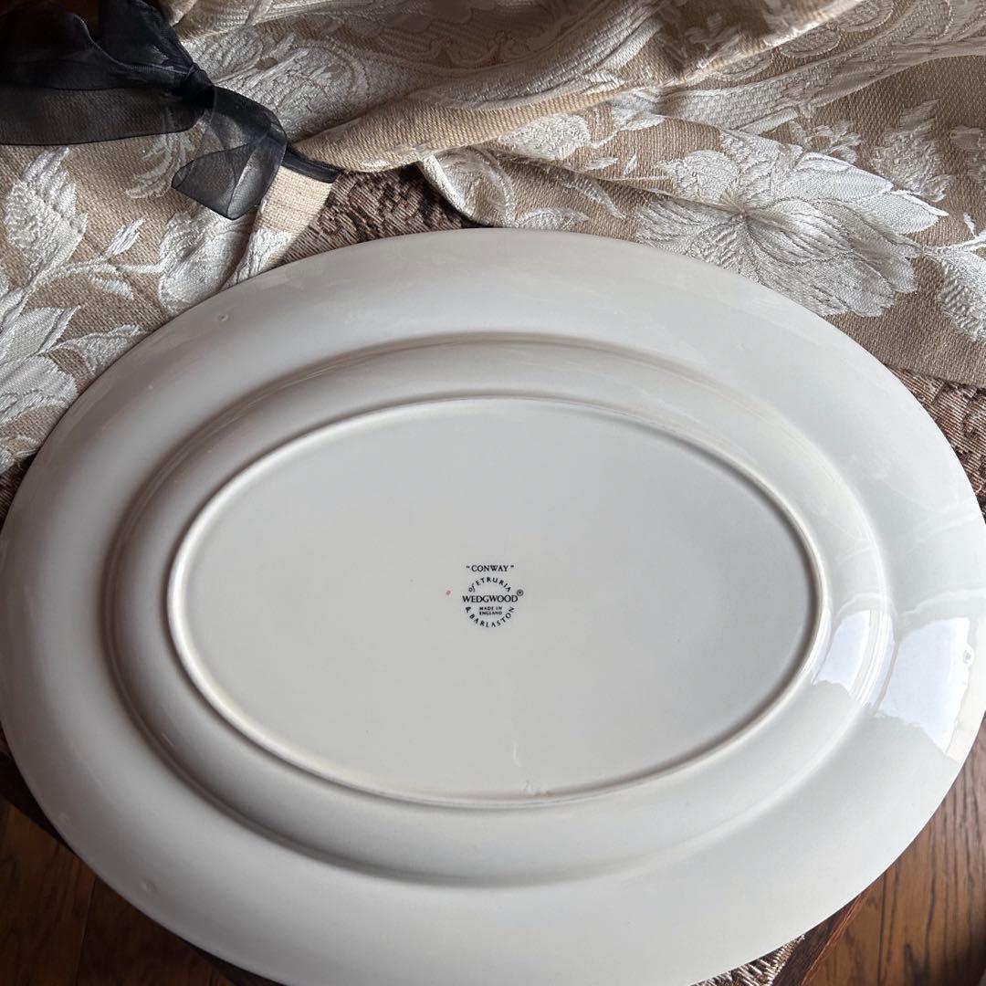 美品 英国製  Conway 英国の伝統美が息づく器ꕤ︎︎オーバル皿