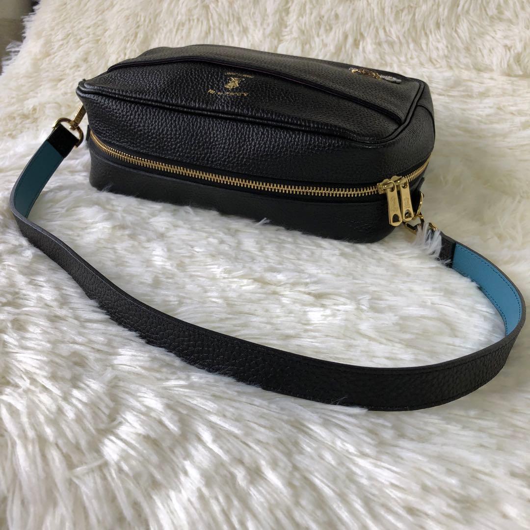 希少 A.D.M.J. ショルダーバッグ カメラバッグ スクエア シボ革