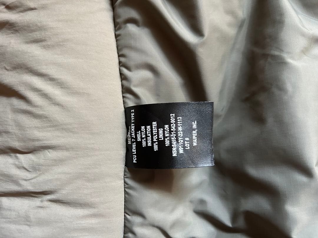 WAIPER.inc モンスターパーカーPERTEX UNLIMITED グレー