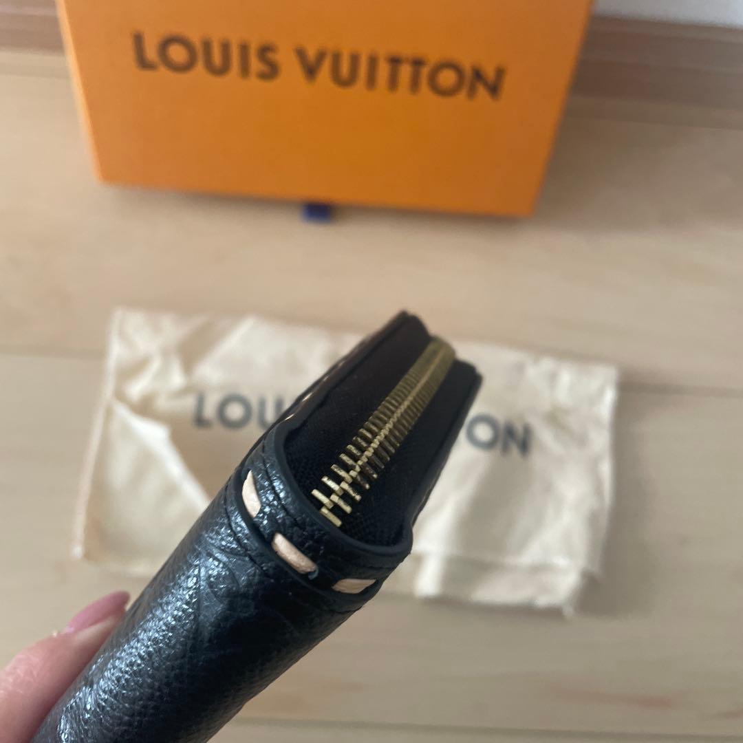 ルイヴィトン　アンプラント　ステッチ　ジッピーウォレット　長財