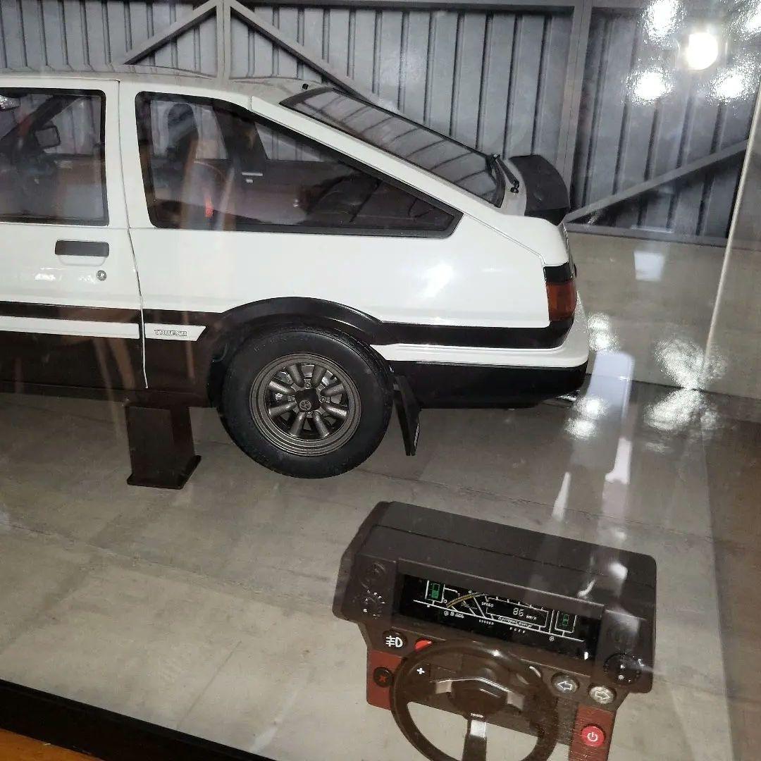 デアゴスティーニ　AE86 1/8　スプリンタートレノアクリルケース付