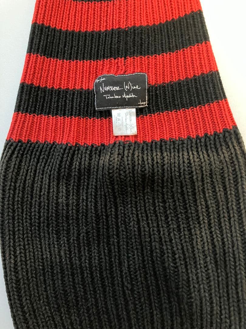 NUMBER(N)INE : 00s 03AW カート期 バルーンキャップ黒 赤