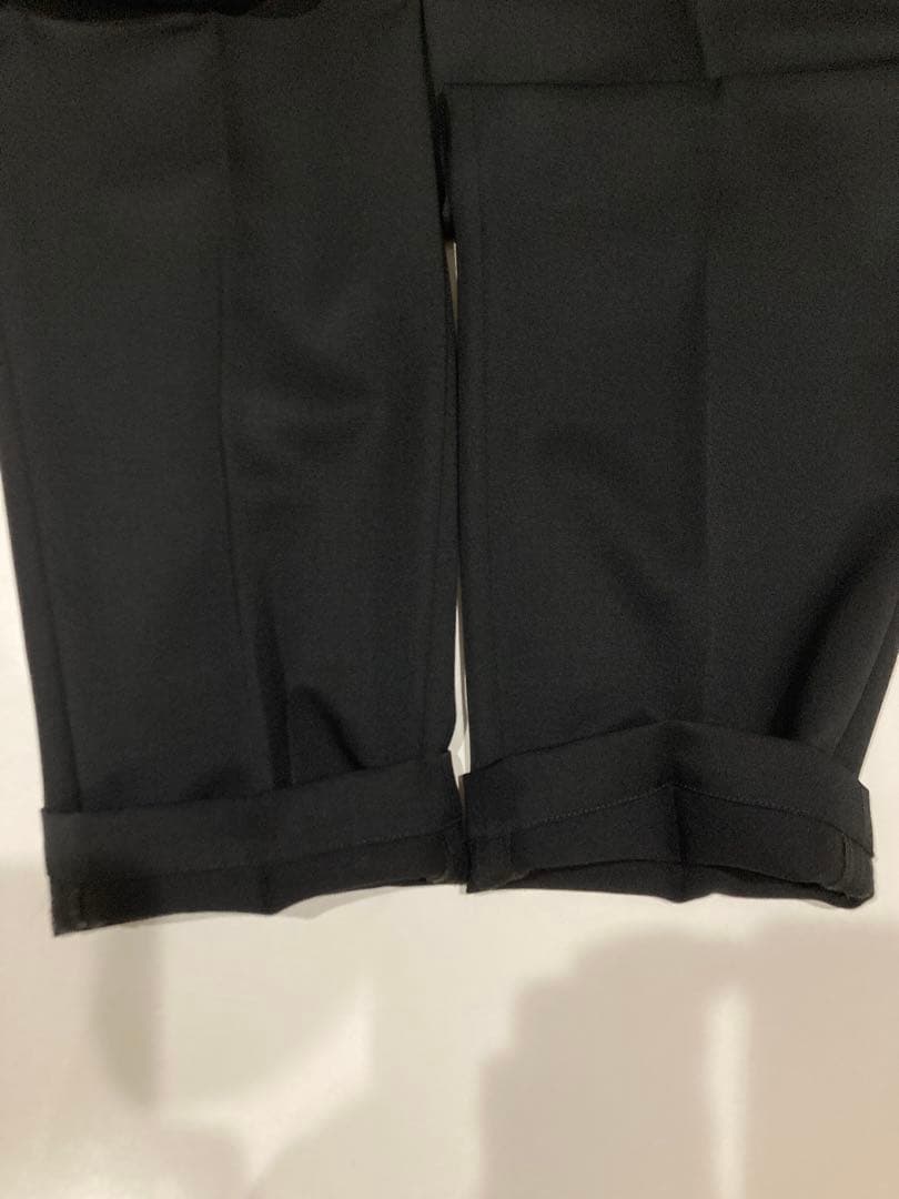 中古　CABaN ウールギャバジン ダブルブレストジャケット・テーパードパンツ