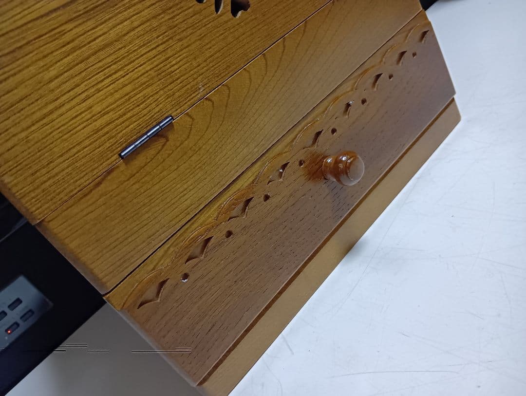 パリの雑貨屋　クラッチ　引き出し　ウッド　メイク　ボックス　美品